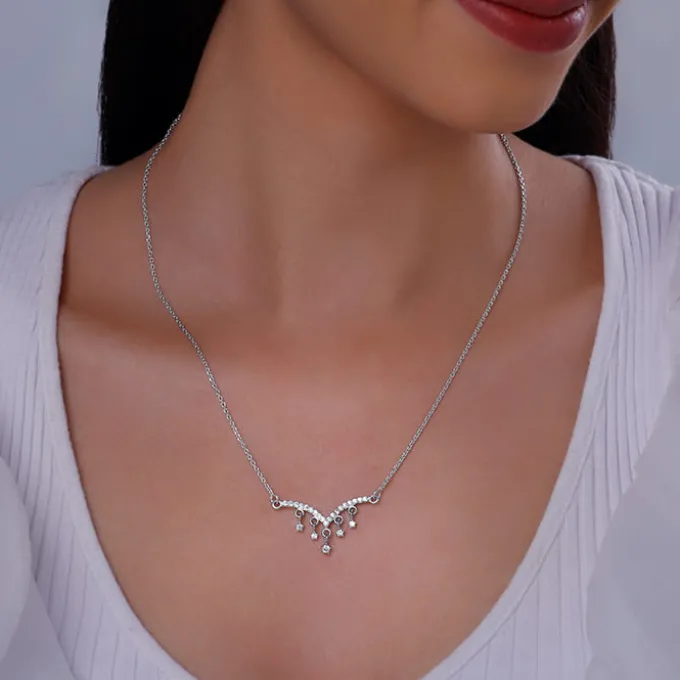 Silver Megastar Necklace