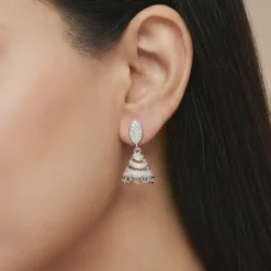Silver Meher Jhumki