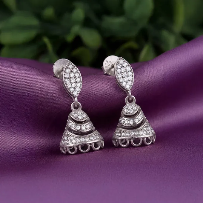 Silver Meher Jhumki