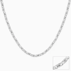 Silver Metal Mingle Chain for Him