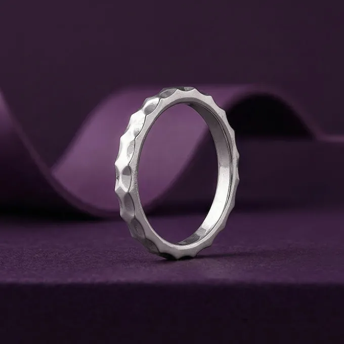 Silver Metric Ring (Size 12)