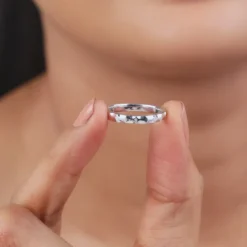 Silver Metric Ring (Size 12)