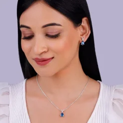 Silver Midnight Blue Set