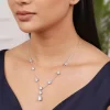 Silver Midnight Rain Necklace