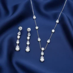 Silver Midnight Rain Set