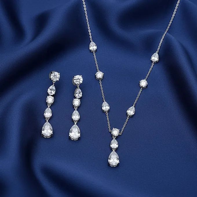 Silver Midnight Rain Set