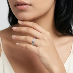 Silver Milgrain Edging Ring (Size 12)