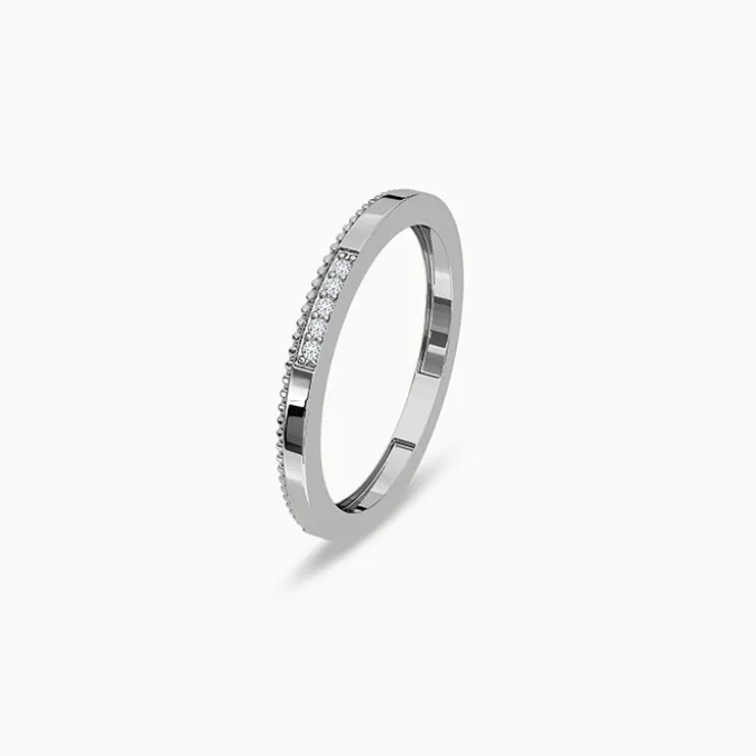 Silver Milgrain Edging Ring (Size 12)