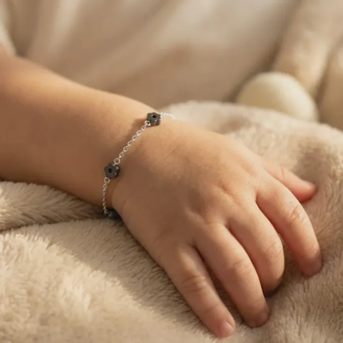 Silver Mini Meadow Kids Bracelet (0 - 2 Years)