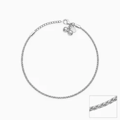Silver Minimal Shine Anklet