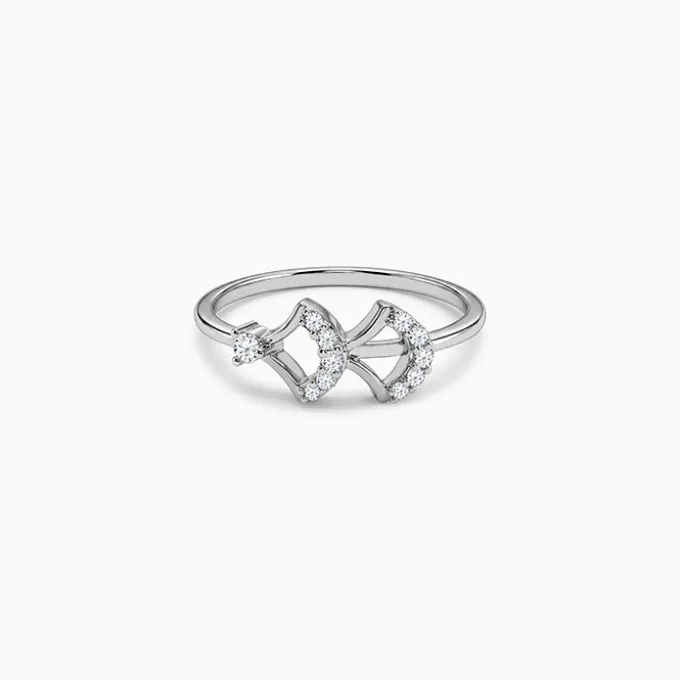 Silver Mist Edge Ring (Size 12)