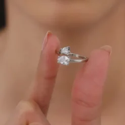 Silver Mists of Love Ring