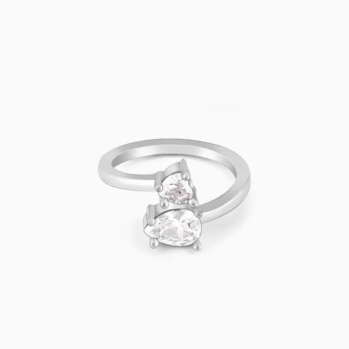 Silver Mists of Love Ring