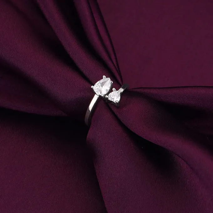 Silver Mists of Love Ring