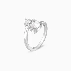 Silver Mists of Love Ring