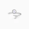 Silver Moonstone Visionary Ring