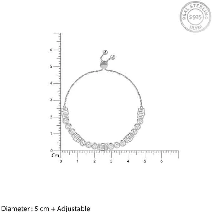 Silver Morse Code Bracelet