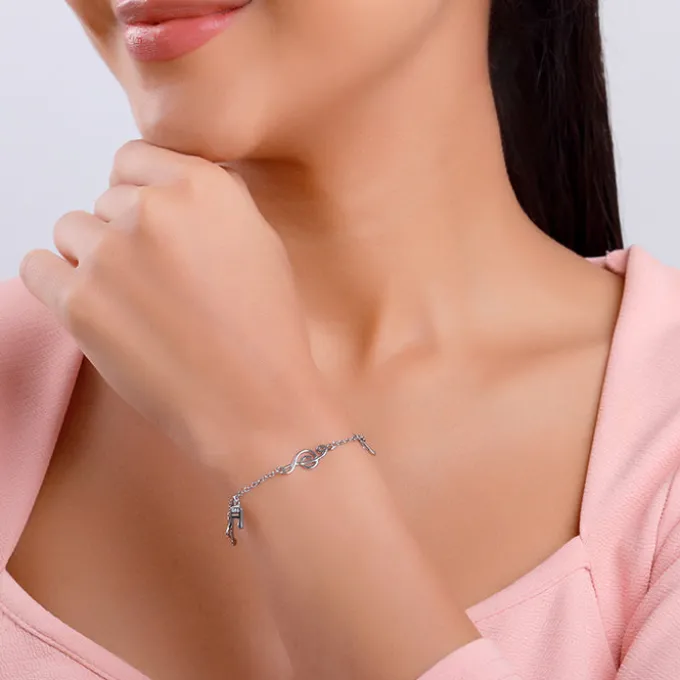 Silver Music Lover Bracelet