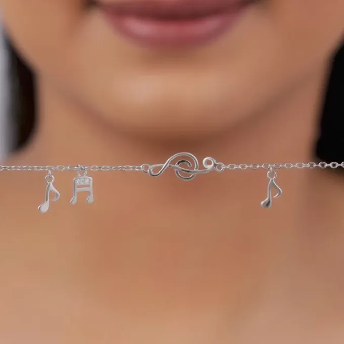 Silver Music Lover Bracelet