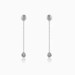 Silver My Universe Dangler Earrings