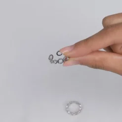 Silver Mystic Circles Toe Rings