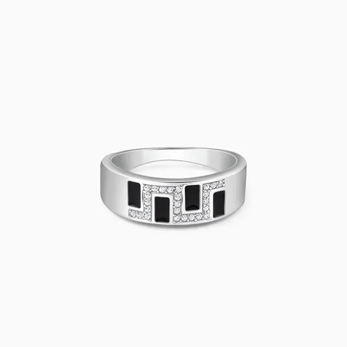 Silver Mystic Style Ring For Him