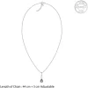 Silver Mystic Topaz Pendant With Link Chain