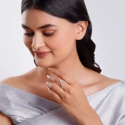 Silver Nargis Vanki Ring