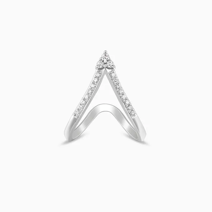 Silver Nargis Vanki Ring