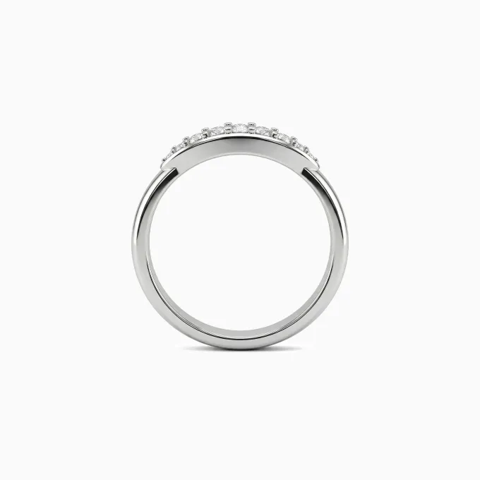 Silver Navette Ring (Size 12)