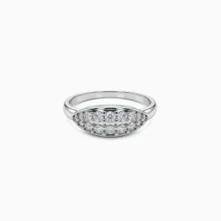 Silver Navette Ring (Size 12)