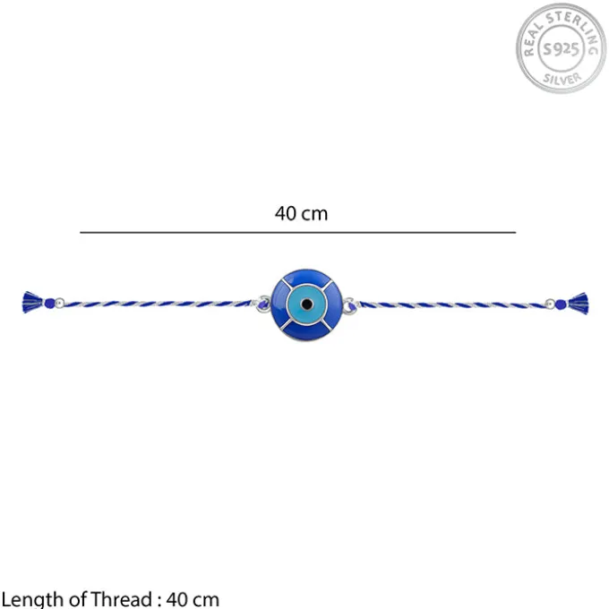 Silver Nazariya Rakhi