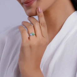 Silver Nectar Love Ring