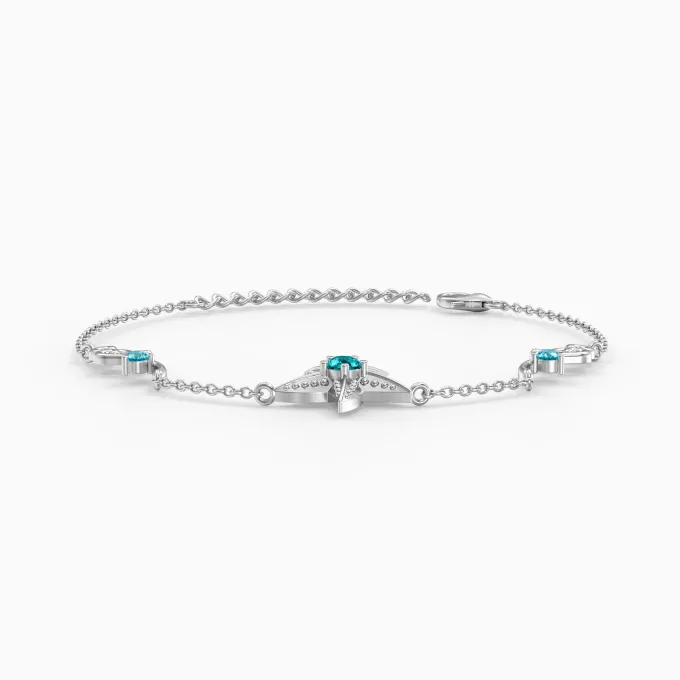 Silver Nephele Bracelet