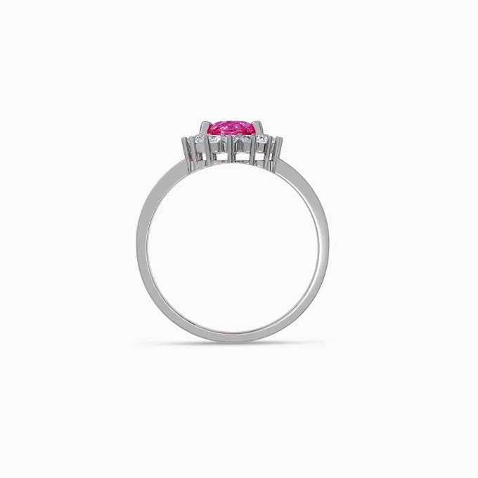Silver Noctis Petalstone Ring (Size 12)