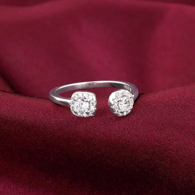 Silver Not-So-Round Ring