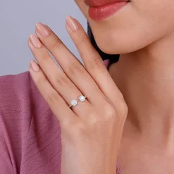 Silver Not-So-Round Ring