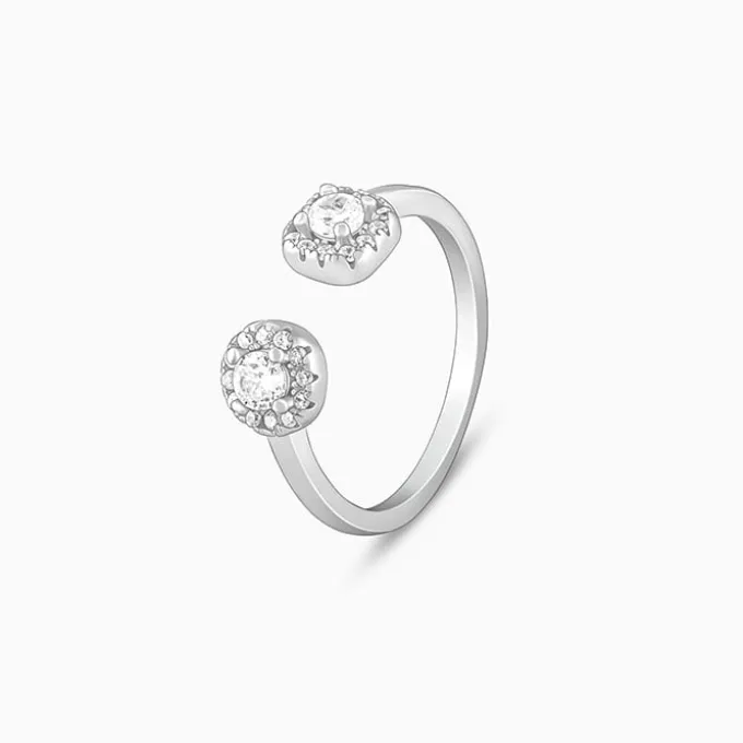 Silver Not-So-Round Ring