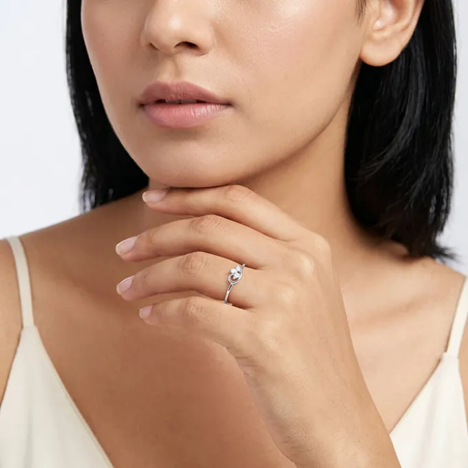 Silver Nova Drip Ring (Size 12)