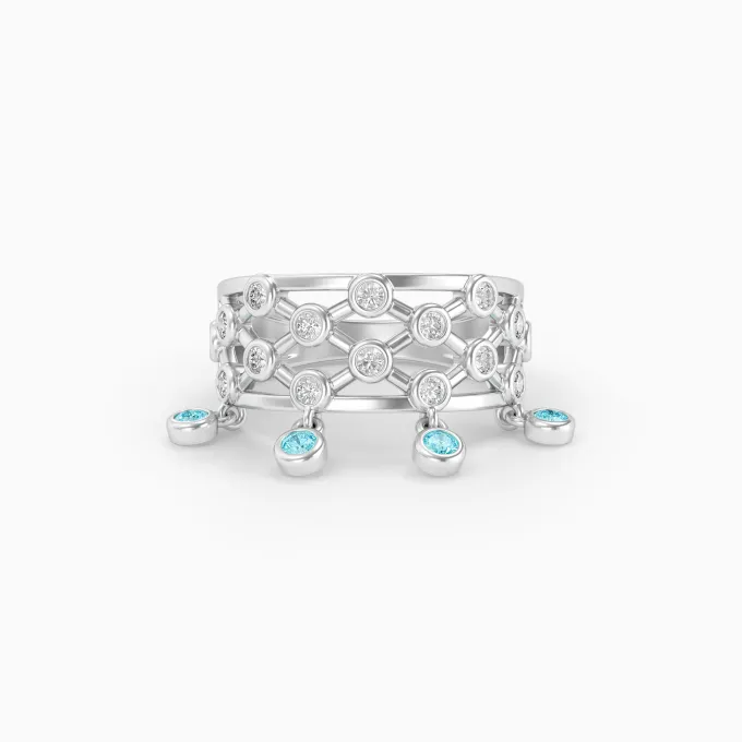 Silver Nyx Ring (Size 12)