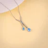 Silver Oceanic Sparkle Necklace