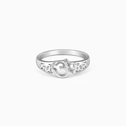 Silver Om Aura Ring For Him