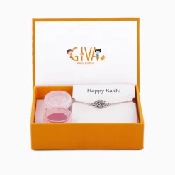 Silver Om Bracelet Rakhi