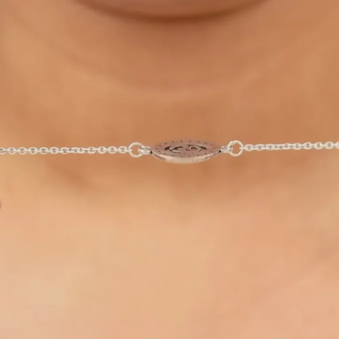 Silver Om Bracelet Rakhi