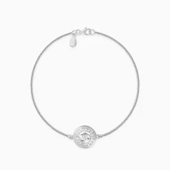 Silver Om Kavach Bracelet Rakhi