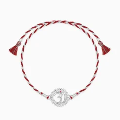 Silver Om Mandala Rakhi