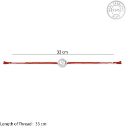 Silver Om Namah Shivaya Rakhi