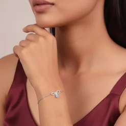 Silver Only Us Bracelet