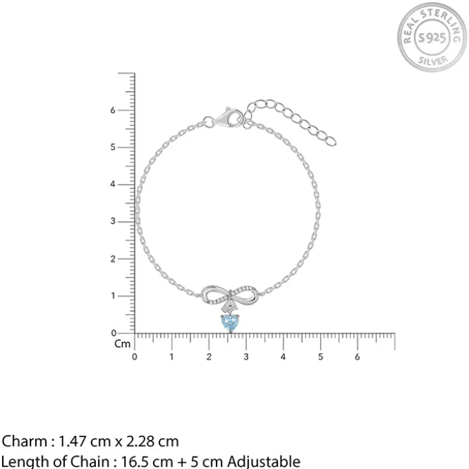 Silver Only Us Bracelet