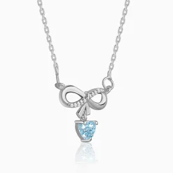 Silver Only Us Necklace